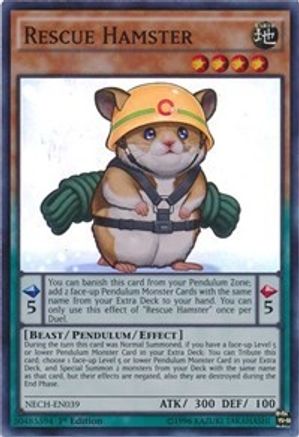 Rescue Hamster [NECH-EN039] Super Rare - Trinity Hobby
