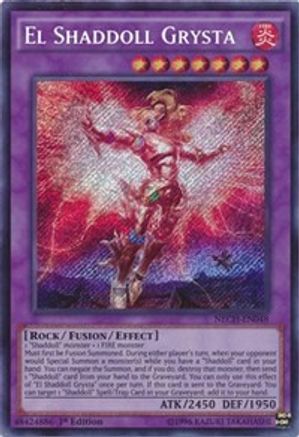 El Shaddoll Grysta [NECH-EN048] Secret Rare - Trinity Hobby