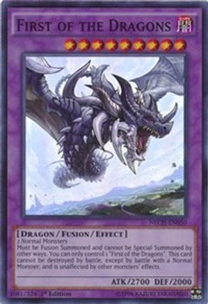 First of the Dragons [NECH-EN050] Super Rare - Trinity Hobby