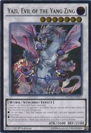 Yazi, Evil of the Yang Zing [NECH-EN051] Ultimate Rare - Trinity Hobby