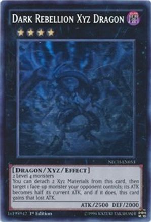 Dark Rebellion Xyz Dragon [NECH-EN053] Ghost Rare - Trinity Hobby