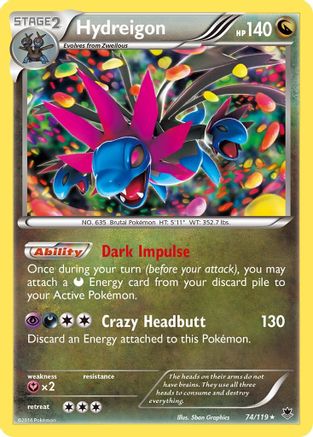 Hydreigon (74/119) [XY: Phantom Forces] - Trinity Hobby