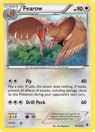 Fearow (79/119) [XY: Phantom Forces] - Trinity Hobby