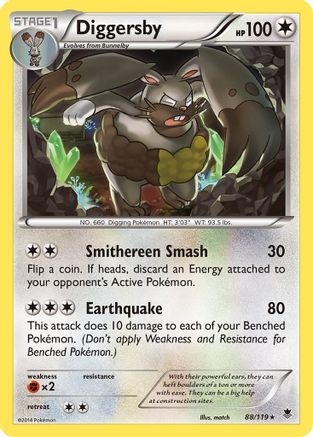 Diggersby (88/119) [XY: Phantom Forces] - Trinity Hobby