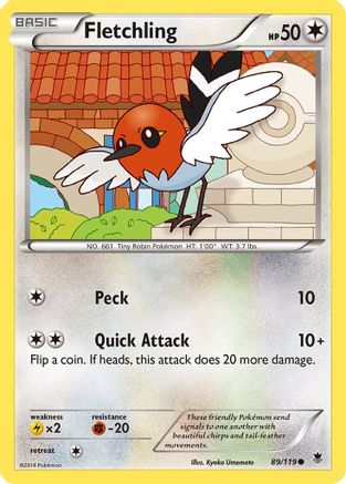 Fletchling (89/119) [XY: Phantom Forces] - Trinity Hobby