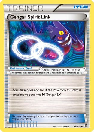 Gengar Spirit Link (95/119) [XY: Phantom Forces] - Trinity Hobby