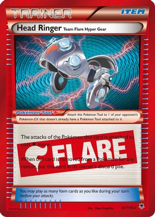 Head Ringer Team Flare Hyper Gear (97/119) [XY: Phantom Forces] - Trinity Hobby