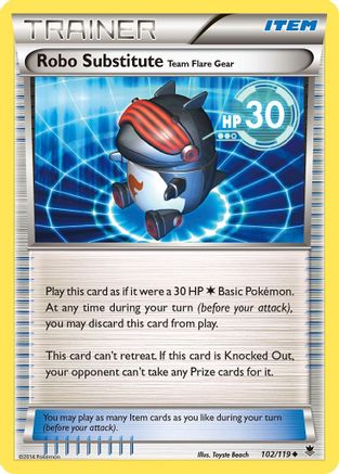 Robo Substitute Team Flare Gear (102/119) [XY: Phantom Forces] - Trinity Hobby