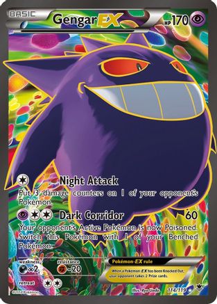 Gengar EX (114/119) [XY: Phantom Forces] - Trinity Hobby
