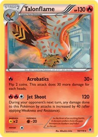 Talonflame (10/119) (Theme Deck Exclusive) [XY: Phantom Forces] - Trinity Hobby