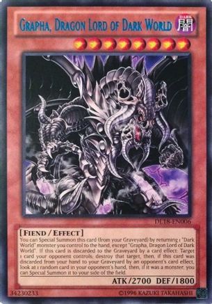 Grapha, Dragon Lord of Dark World (Blue) [DL18-EN006] - Duelist League Promo Unlimited - Rare - Trinity Hobby