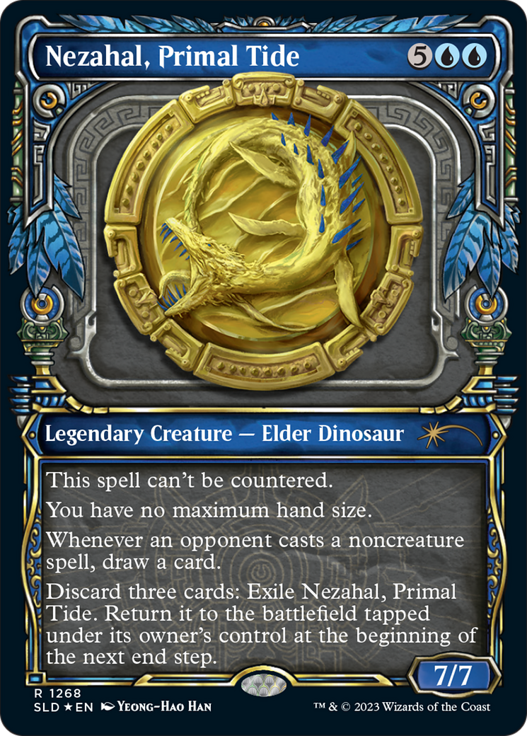 Nezahal, Primal Tide (Halo Foil) [Secret Lair Drop Series] - Trinity Hobby