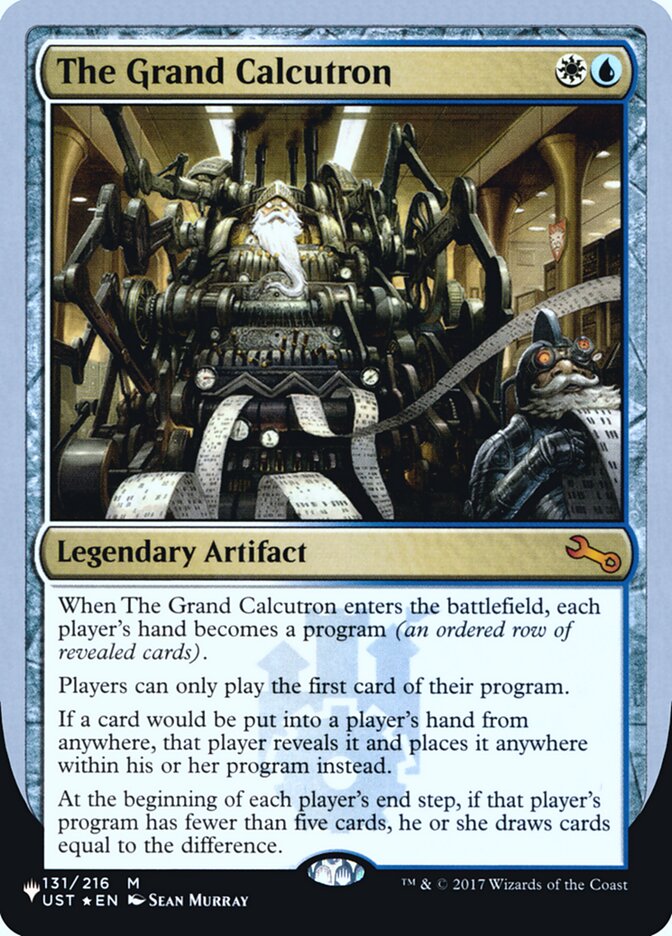 The Grand Calcutron (Unfinity Foil Edition) [The List] - Trinity Hobby