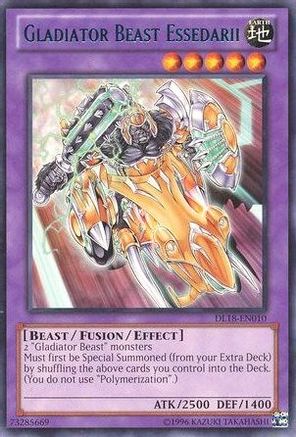 Gladiator Beast Essedarii (Blue) [DL18-EN010] Rare - Trinity Hobby