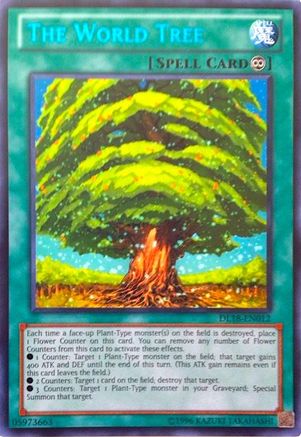 The World Tree (Blue) [DL18-EN012] - Duelist League Promo Unlimited - Rare - Trinity Hobby
