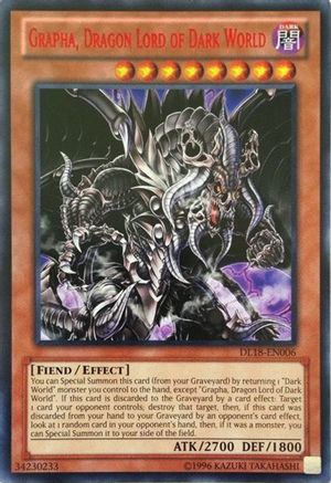 Grapha, Dragon Lord of Dark World (Red) [DL18-EN006] - Duelist League Promo Unlimited - Rare - Trinity Hobby