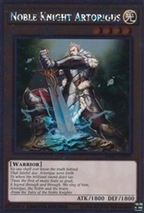 Noble Knight Artorigus [NKRT-EN003] Platinum Rare - Trinity Hobby