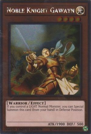 Noble Knight Gawayn [NKRT-EN004] Platinum Rare - Trinity Hobby