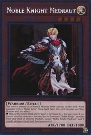 Noble Knight Medraut [NKRT-EN006] Platinum Rare - Trinity Hobby