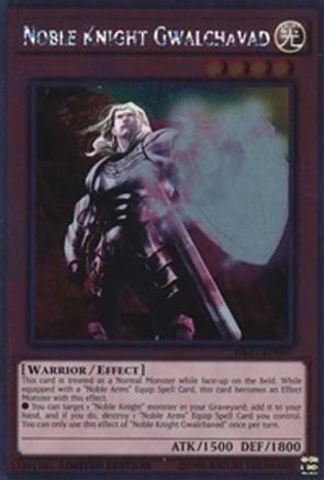 Noble Knight Gwalchavad [NKRT-EN007] Platinum Rare - Trinity Hobby