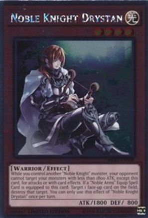 Noble Knight Drystan [NKRT-EN008] Platinum Rare - Trinity Hobby