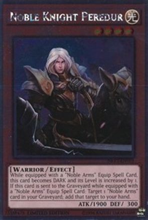 Noble Knight Peredur [NKRT-EN010] Platinum Rare - Trinity Hobby