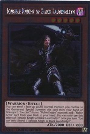 Ignoble Knight of Black Laundsallyn [NKRT-EN005] Platinum Rare