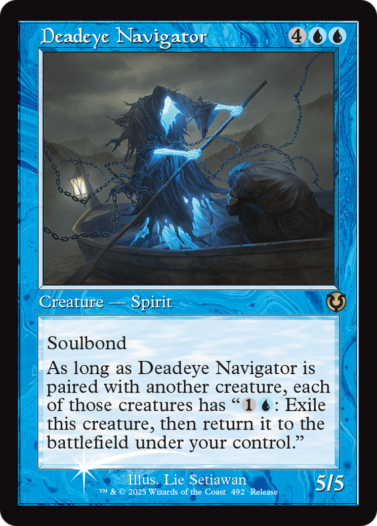 Deadeye Navigator (Retro Frame) [Innistrad Remastered Promos] - Trinity Hobby