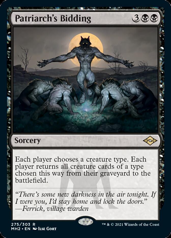 Patriarch's Bidding (Foil Etched) [Modern Horizons 2] - Trinity Hobby