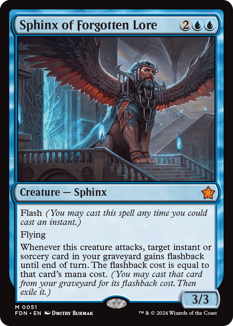 Sphinx of Forgotten Lore [Foundations] - Trinity Hobby