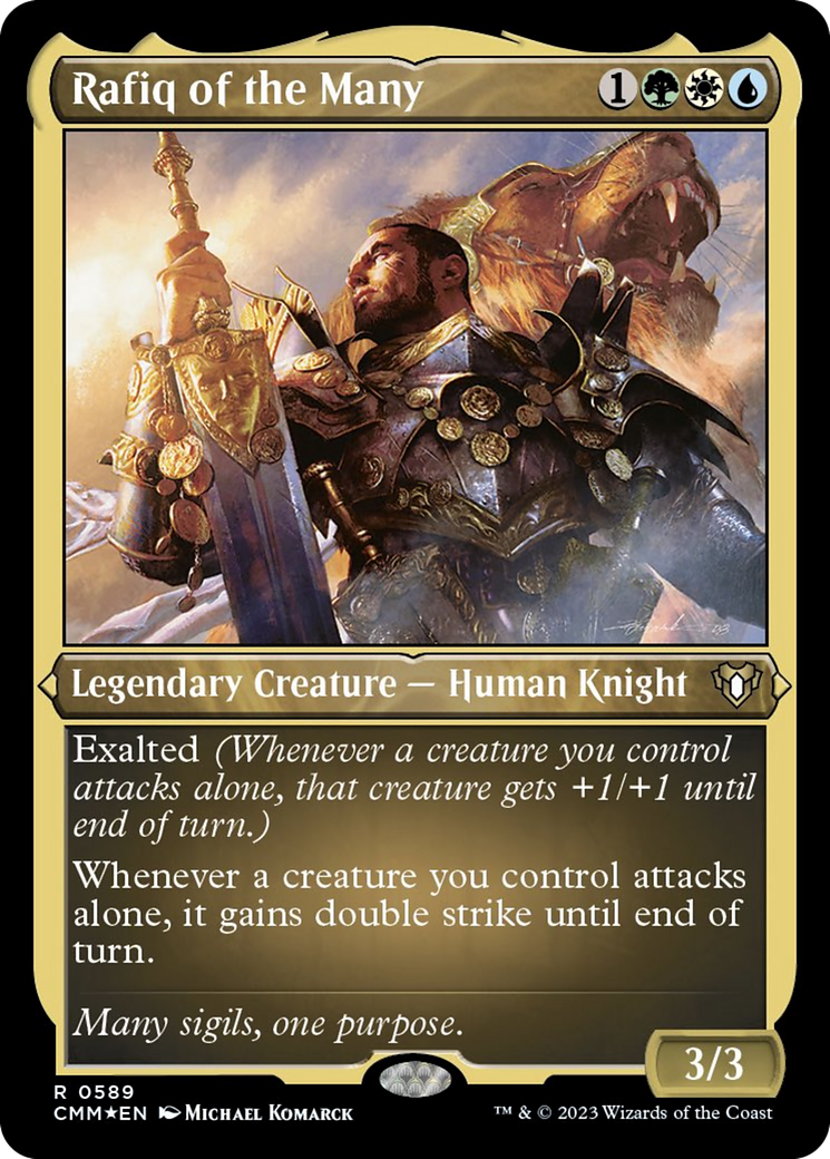 Rafiq of the Many (Foil Etched) [Commander Masters] - Trinity Hobby