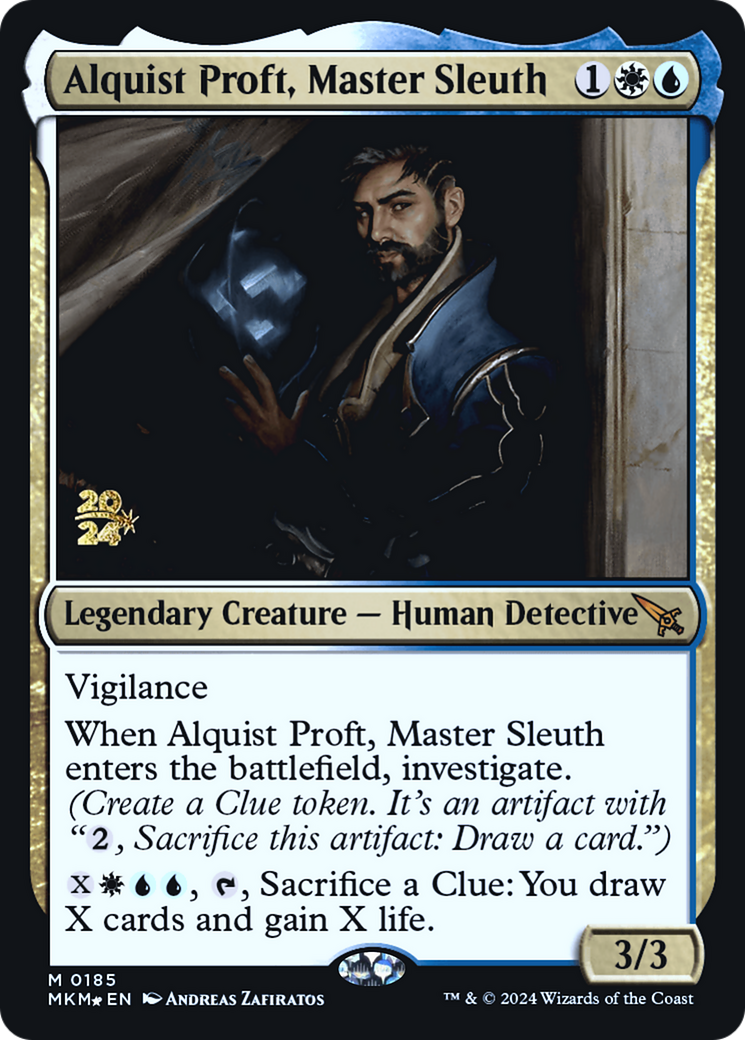 Alquist Proft, Master Sleuth [Murders at Karlov Manor Prerelease Promos] - Trinity Hobby
