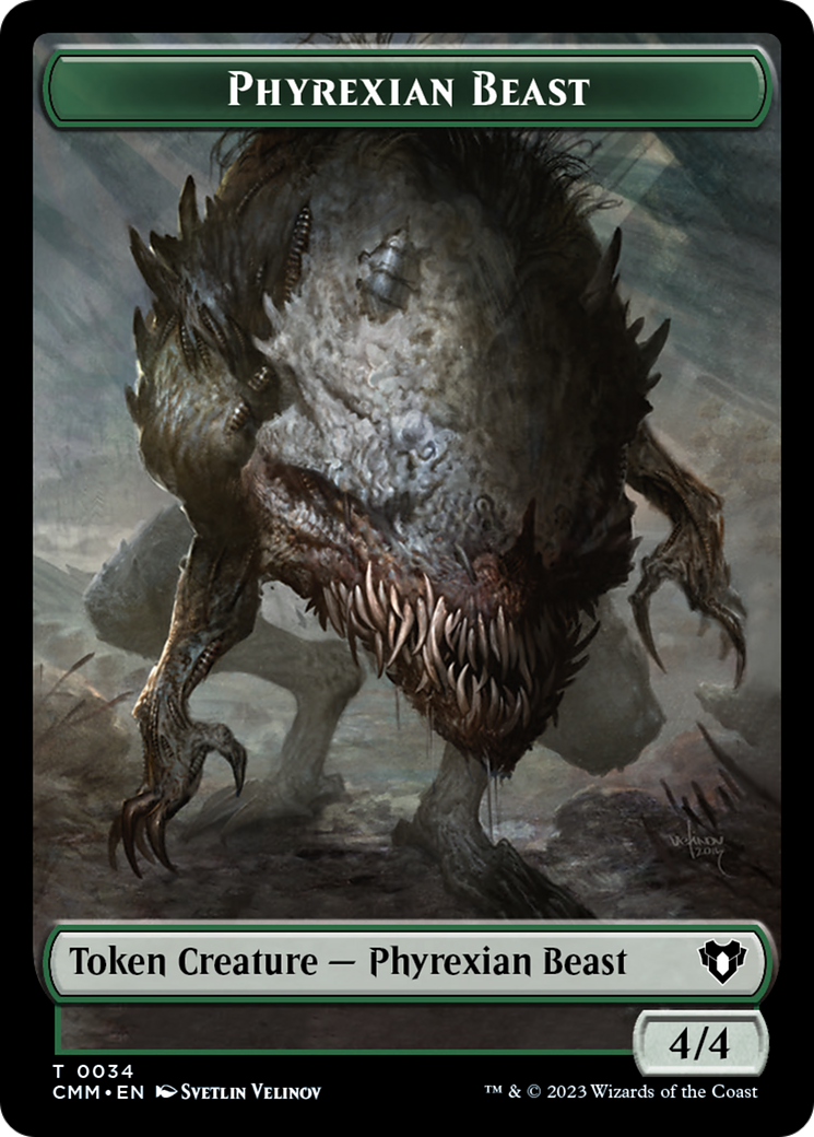 Phyrexian Beast Token [Commander Masters Tokens] - Trinity Hobby