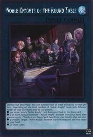 Noble Knights of the Round Table [NKRT-EN018] Platinum Rare - Trinity Hobby