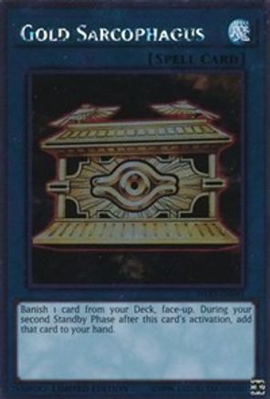 Gold Sarcophagus [NKRT-EN041] Platinum Rare - Trinity Hobby