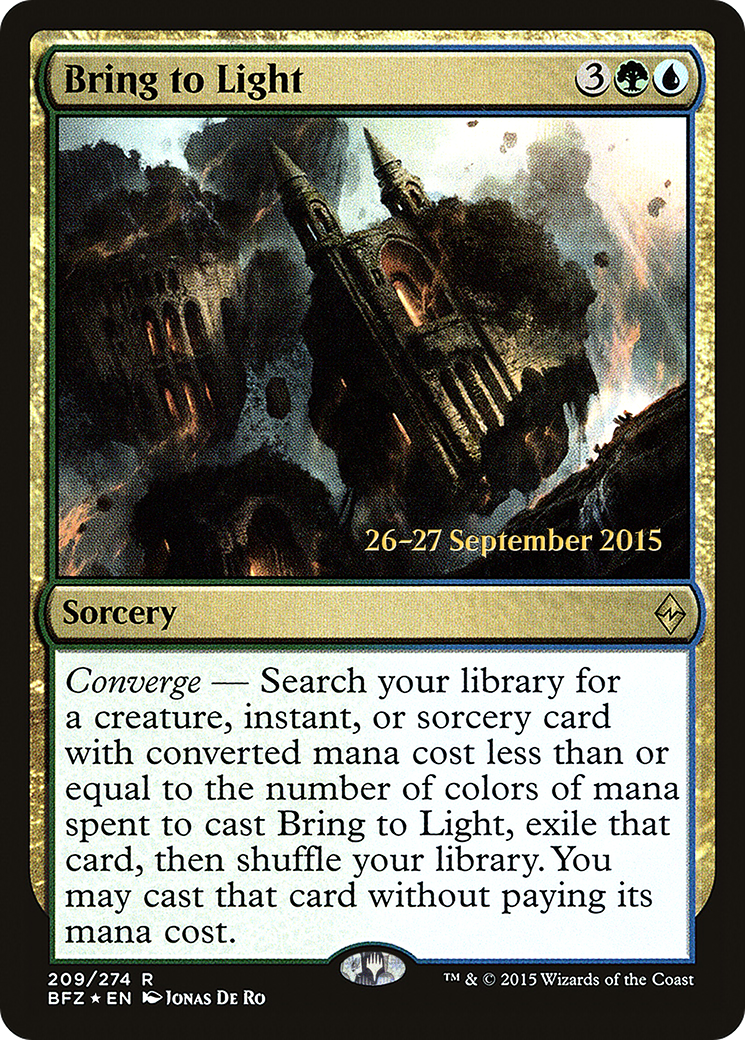Bring to Light [Battle for Zendikar Prerelease Promos] - Trinity Hobby