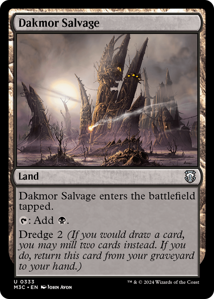 Dakmor Salvage  [Foil]  (M3C-333) - [Modern Horizons 3 Commander] - Trinity Hobby