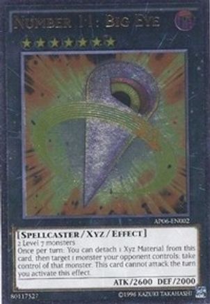 Number 11: Big Eye [AP06-EN002] Ultimate Rare - Trinity Hobby