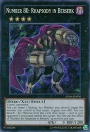 Number 80: Rhapsody in Berserk [AP06-EN010] Super Rare - Trinity Hobby