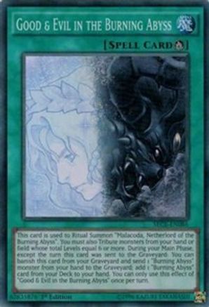 Good & Evil in the Burning Abyss [SECE-EN086] Super Rare - Trinity Hobby