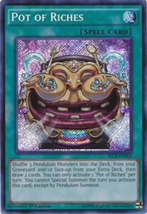 Pot of Riches [SECE-EN063] Secret Rare - Trinity Hobby