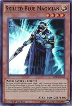 Skilled Blue Magician [SECE-EN032] Super Rare - Trinity Hobby