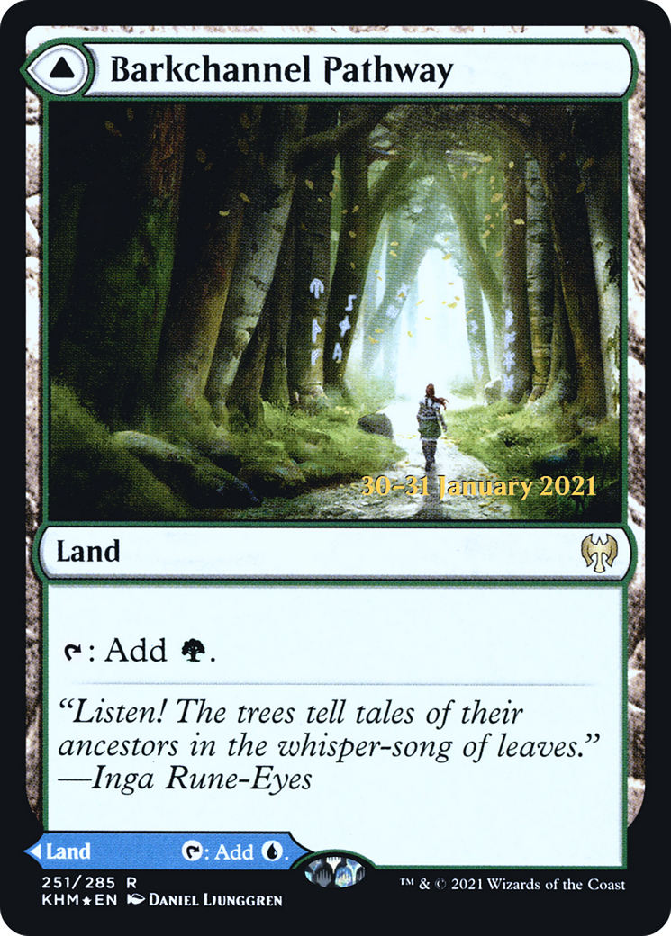 Barkchannel Pathway // Tidechannel Pathway [Kaldheim Prerelease Promos] - Trinity Hobby