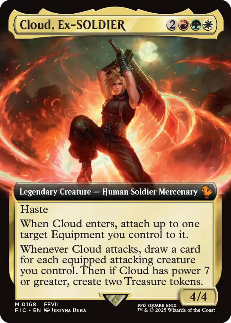 Cloud, Ex-SOLDIER  (FIC-168) - [Commander: FINAL FANTASY]: (Extended Art) - Trinity Hobby