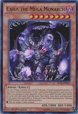 Caius the Mega Monarch [SECE-EN035] Ultra Rare - Trinity Hobby