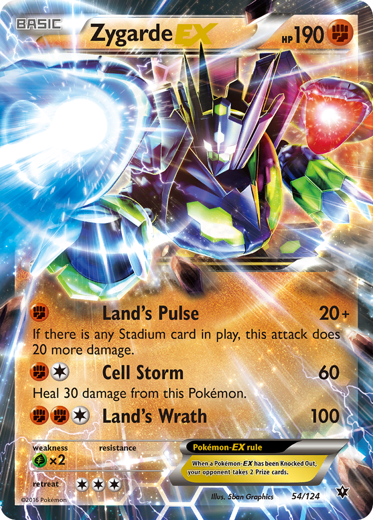 Zygarde EX (54/124) [XY: Fates Collide] - Trinity Hobby