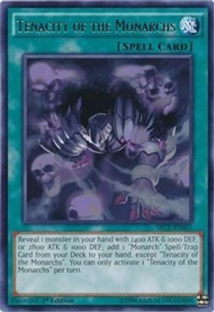 Tenacity of the Monarchs [SECE-EN061] Rare - Trinity Hobby