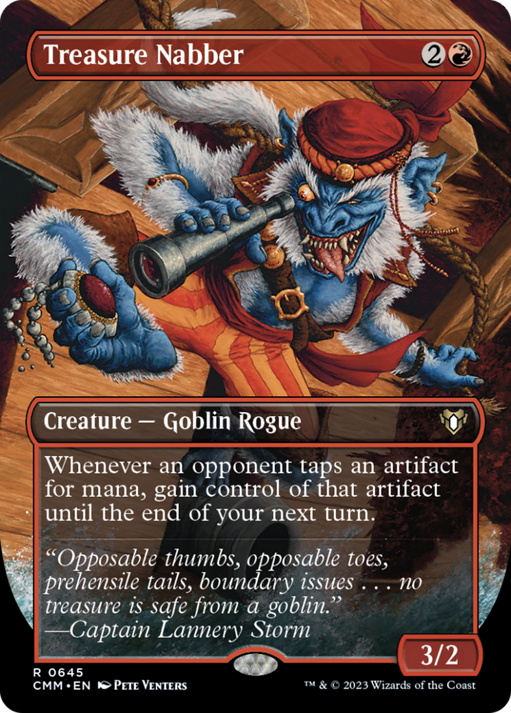 Treasure Nabber (Borderless Alternate Art) [Commander Masters] - Trinity Hobby