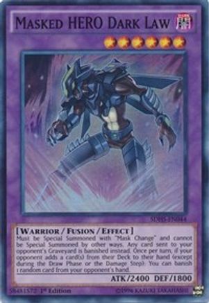 Masked Hero Dark Law [SDHS-EN044] Super Rare - Trinity Hobby