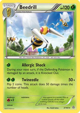 Beedrill (3/160) [XY: Primal Clash] - Trinity Hobby